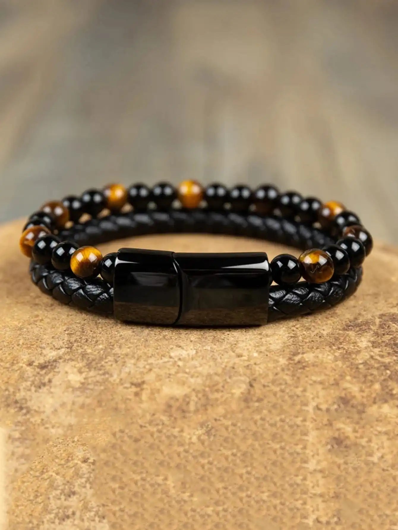 Black Obsidian Power Bracelet