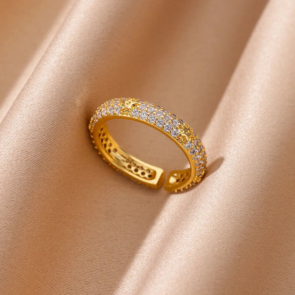 Seraphina Gold Heart Promise Ring