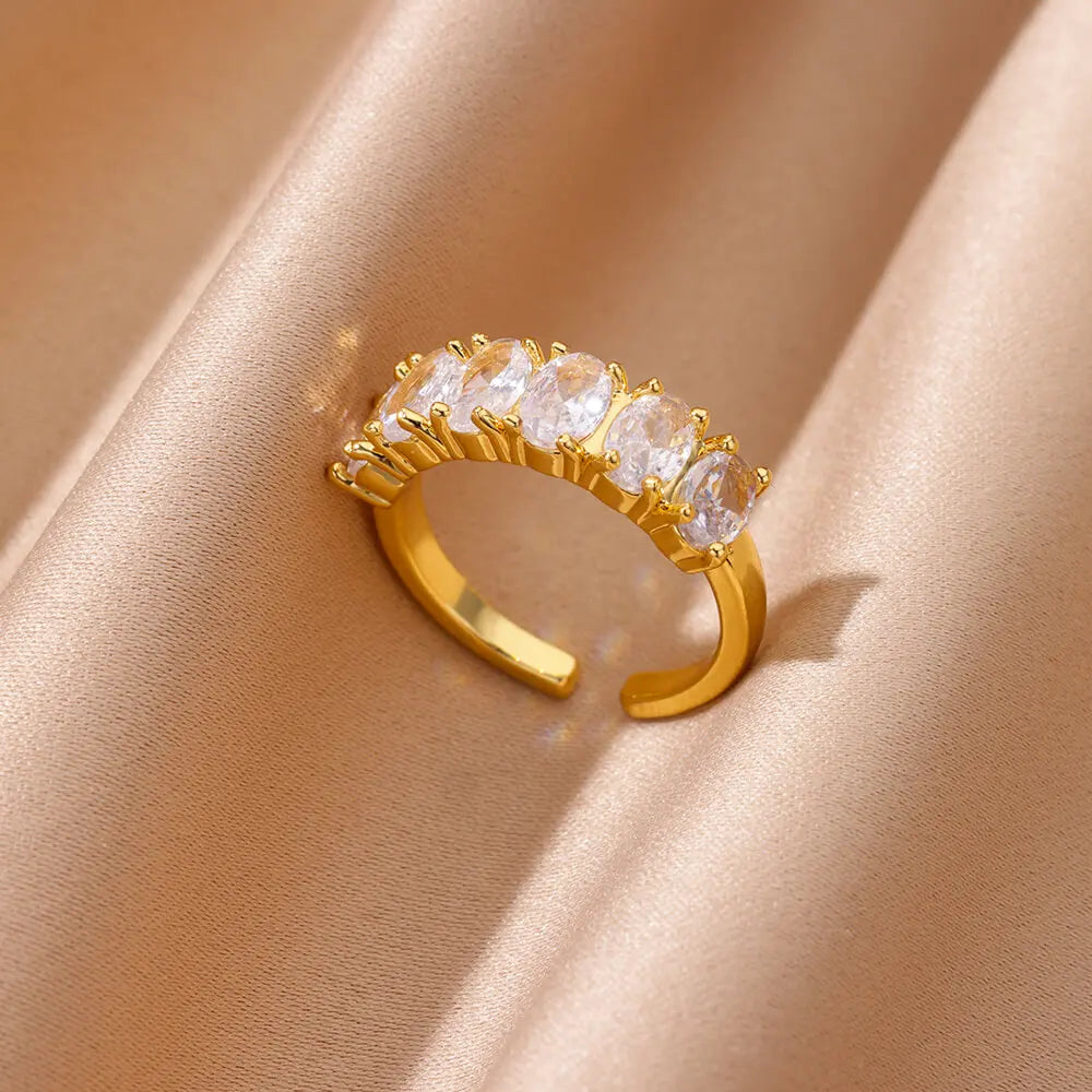 Seraphina Gold Heart Promise Ring