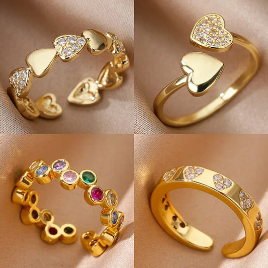 Seraphina Gold Heart Promise Ring